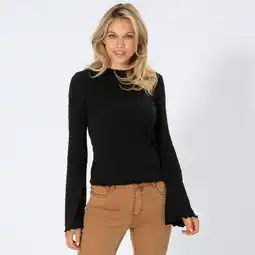 NKD Damen-Langarmshirt mit Stehkragen Angebot