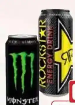 Hit Monster oder Rockstar* Energy Drink Angebot