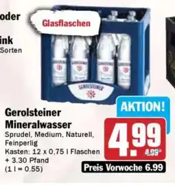 Hit Gerolsteiner Mineralwasser Angebot