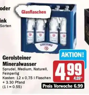 Hit Gerolsteiner Mineralwasser Angebot