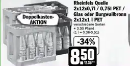 Hit Rheinfels Quelle oder Burgwallbronn Angebot