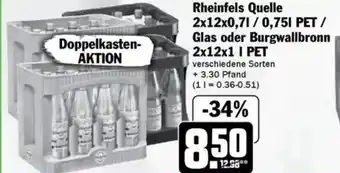 Hit Rheinfels Quelle oder Burgwallbronn Angebot