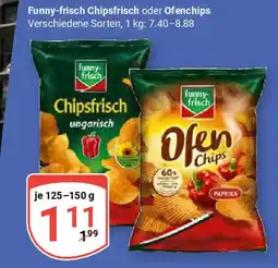 Globus Funny-frisch Chipsfrisch oder Ofenchips Angebot