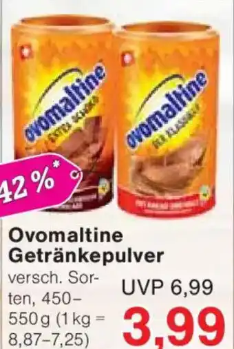 Jawoll Ovomaltine Getränkepulver Angebot