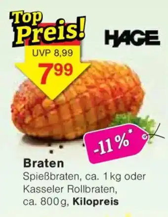 Jawoll Braten HAGE Angebot