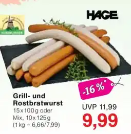 Jawoll HAGE Grill- und Rostbratwurst Angebot