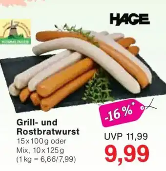 Jawoll HAGE Grill- und Rostbratwurst Angebot