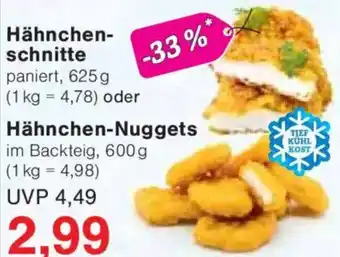 Jawoll Hähnchen- schnitte oder Hähnchen-Nuggets Angebot