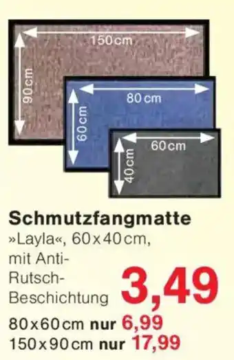 Jawoll Schmutzfangmatte Angebot