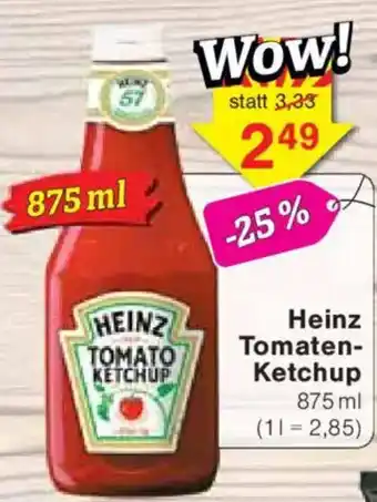 Jawoll Heinz Tomaten- Ketchup Angebot