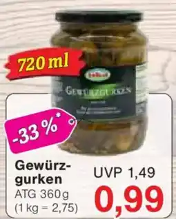 Jawoll Gewürz- gurken Angebot