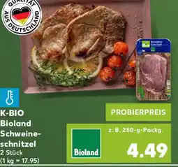 Kaufland K-BIO Bioland Schweine- schnitzel Angebot