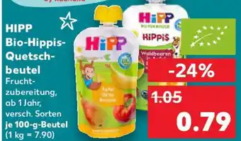 Kaufland HIPP Bio-Hippis- Quetsch- beutel Angebot