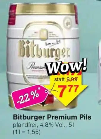 Jawoll Bitburger Premium Pils Angebot