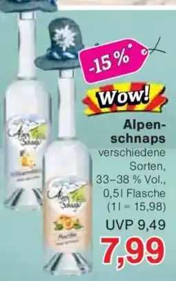 Jawoll Alpen- schnaps Angebot