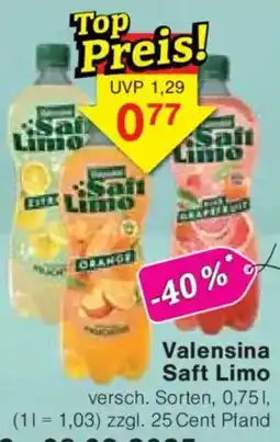 Jawoll Valensina Saft Limo Angebot