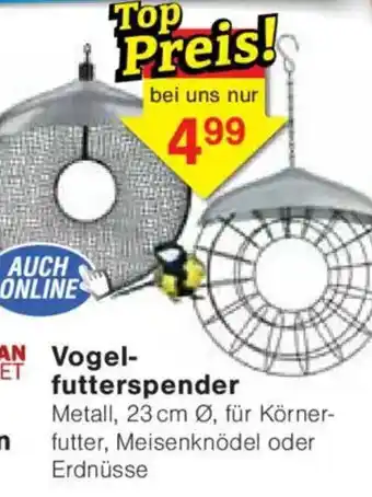 Jawoll JAN PET Vogel- futterspender Angebot