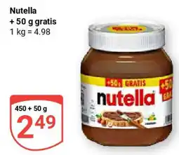 Globus Nutella Angebot