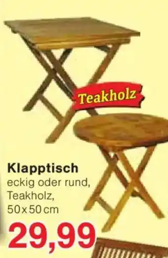 Jawoll Klapptisch Angebot