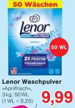 Jawoll Lenor Waschpulver Angebot