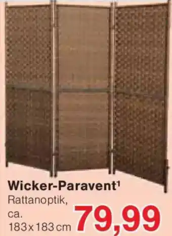 Jawoll Wicker-Paravent Angebot