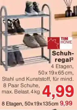 Jawoll TIM HOME Schuh- regal Angebot