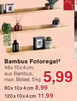 Jawoll Bambus Fotoregal TIM HOME Angebot