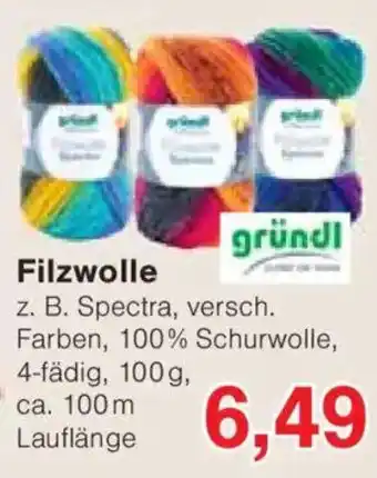 Jawoll Filzwolle gründl Angebot