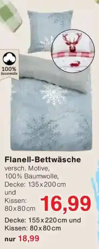 Jawoll Flanell-Bettwäsche Angebot