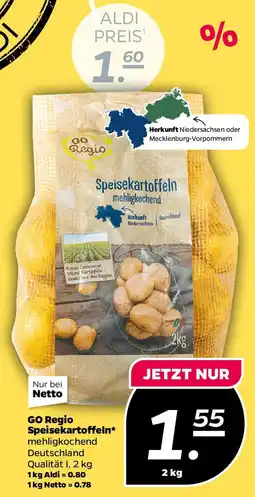 NETTO GO Regio Speisekartoffeln Angebot