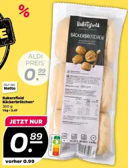 NETTO Bakersfield Bäckerbrötchen Angebot