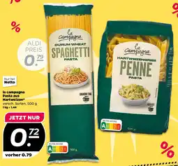 NETTO la campagna Pasta aus Hartweizen Angebot