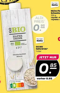 NETTO GO BIO Haferdrink Angebot