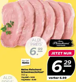 NETTO Meine Fleischerei Schweineschnitzel Angebot