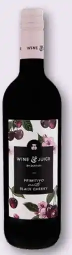 Aldi Nord Wine & Juice by Cantori Primitivo meets Black Cherry Angebot