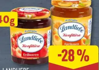 Aldi Nord Landliebe Konfitüre Erdbeere Angebot