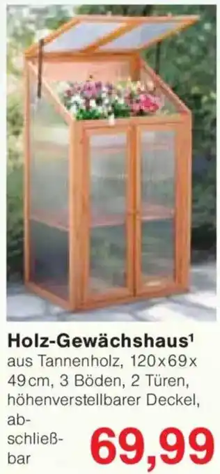 Jawoll Holz-Gewächshaus Angebot