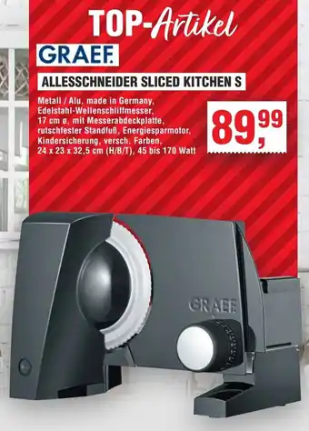 Handelshof GRAEF Allesschneider sliced kitchen s Angebot