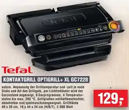 Handelshof Tefal kontaktgrill optigrill+ xl gc7228 Angebot