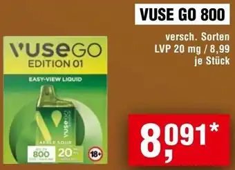 Handelshof Vuse go 800 Angebot