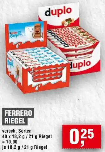 Handelshof Ferrero riegel Angebot