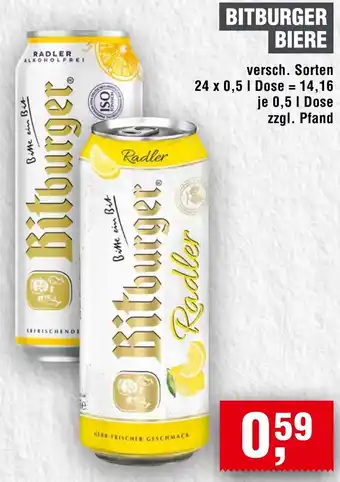 Handelshof Bitburger biere Angebot