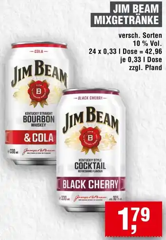 Handelshof Jim beam mixgetränke Angebot