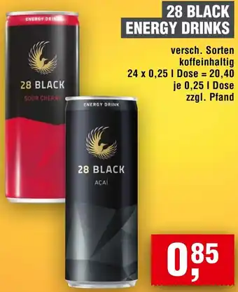 Handelshof 28 black energy drinks Angebot