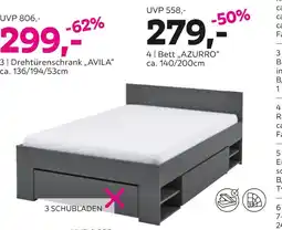 Mömax Bett „azurro“ Angebot