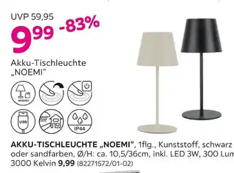 Mömax Akku-tischleuchte „noemi“ Angebot