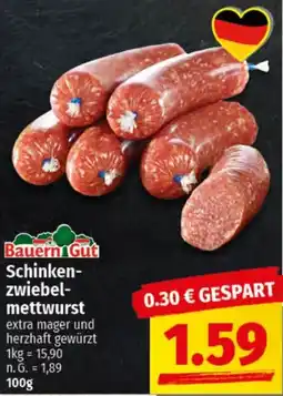 nah & gut Bauern Gut Schinkenzwiebelmettwurst Angebot