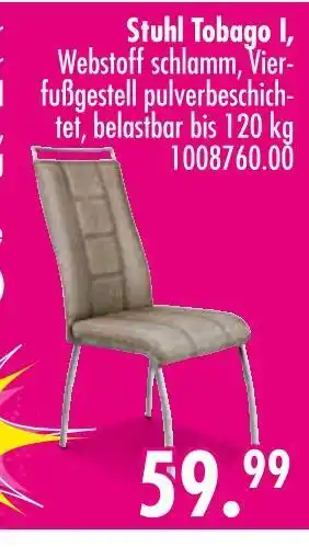 Möbel Boss Stuhl tobago i Angebot