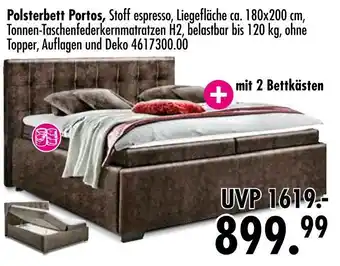 Möbel Boss Polsterbett portos Angebot