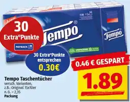 nah & gut Tempo Taschentücher Angebot